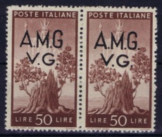 Italy: AMG-VG Sa20  Missing Point After AMG In VG MH/* Flz/ Charniere  Light Gum Fold - Nuevos