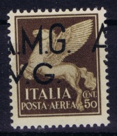 Italy: AMG-VG Sa PA 1  Horizontal Displaced Surcharge  MH/* Flz/ Charniere - Ungebraucht