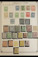CIRCULAR DELIVERY COMPANY STAMPS (SCOTLAND) 1865-67 Old Time Mint And Used Collection On Album Pages, With Sections Of E - Andere & Zonder Classificatie
