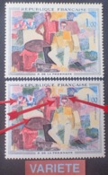 R1949/1373 - 1961 - R. De LA FRESNAYE - N°1322 NEUF** - VARIETE ➤➤➤ Décalage Du Rouge Vers Le Haut - Neufs