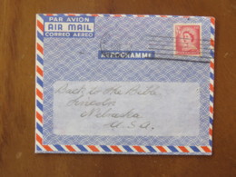 New Zealand 1957 Aerogramme Auckland To USA - Queen - Storia Postale