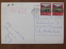 New Zealand 1983 Postcard "multiview Orewa Beach - Rose Garden " To Holland - Landscape Wanaka - Briefe U. Dokumente