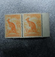 AUSTRALIA  STAMPS  Kangaroos  1937   MNH   Marginal Block    ~~L@@K~~ - Neufs