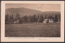 Eckertal (Harz) Gasthaus Eckerkrug Ak Um 1930 - Unterharz