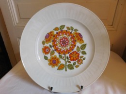 Plat Rond De Service Porcelaine Seltmann Weiden Bavaria Vintage Seventies - Seltmann-Weiden (DEU)