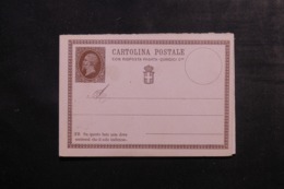 ITALIE - Entier Postal + Réponse Non Circulé - L 44962 - Ganzsachen