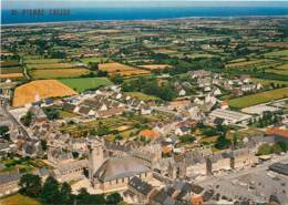 SAINT PIERRE EGLISE VUE GENERALE AERIENNE - Saint Pierre Eglise