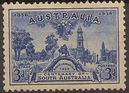 AUSTRALIA 1936 3d South Australia SG 162 HM #BE153 - Mint Stamps