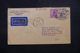 INDE - Enveloppe Commerciale De Bombay Pour Birmingham En 1928 Par Avion, Affranchissement Plaisant - L 45050 - 1911-35 King George V