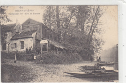 CHENNEVIERES : Le Restaurant De L'Ecu De France En Bord De Marne - Chennevieres Sur Marne