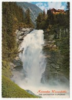 Krimmler Wasserfälle - Mittlerer Fall Mit Alpengasthof Schönangerl - Krimml