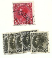 1934 - Belgio 401x5 + 403 Effigie                     ---- - 1935 – Bruxelles (Belgio)