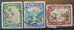 JAMAICA 1932 - Canceled - Sc# 106, 107, 108 - Jamaïque (...-1961)