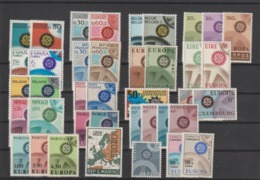 Europa Année Complète 1967 39 Val ** MNH - Années Complètes