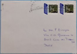 2012 Holland  -  Used Stamps On Cover To Italy - Lettres & Documents