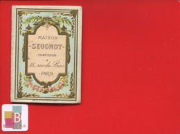 RARE Paris Maison SEUGNOT Rue Bac  Confiseur Calendrier 6 Chromos 1878 Baster Vieillemard  Saynètes Carnaval Bain Bière - Kleinformat : ...-1900