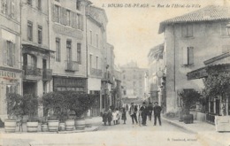 Bourg-de-Péage (Drôme) Rue De L'Hôtel De Ville, Glacier - Edition R. Rambaud - Carte Animée N° 4 - Bourg-de-Péage