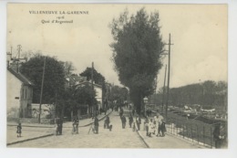 VILLENEUVE LA GARENNE - Quai D'Argenteuil - Villeneuve La Garenne