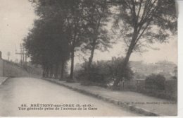 91 - BRETIGNY SUR ORGE - Vue Générale Prise De L' Avenue De La Gare - Bretigny Sur Orge