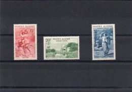 ALGERIE - SERIE N° 346 A 348 NEUF CHARNIERE -ANNEE 1957 - COTE 23 € - Ungebraucht