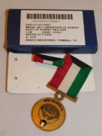 MEDAILLE U.S.A. GUERRE DU GOLFE - KOWEIT - EN BOITE - ETAT NEUF - Datée 5 - 1997 - USA