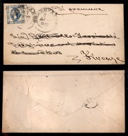 Regno - Montevarchi (P.ti 3) - 15 Cent (13) - Bustina Per Firenze Del 23.7.63 - Other & Unclassified