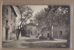 CPSM 30 - SUMENE - Sumène - Place Du Temple - TB PLAN CENTRE VILLAGE - TB AUTOMOBILE Utilitaire Camionnette - Sumène