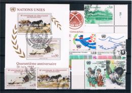 Vereinte Nationen - Genf 1985 Kompletter Jahrgang Gestempelt - Collections, Lots & Series