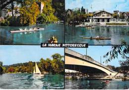 ** Lot De 8 Cartes (2 Sur 2) ** 94 - LES BORDS DE LA MARNE : Cartes Diversifiées - CPSM CPM Grand Format - Val De Marne - Other & Unclassified