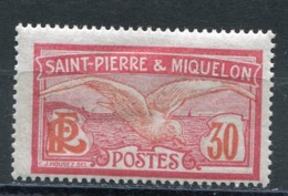 SAINT-PIERRE ET MIQUELON  N°  111 *  (Y&T)   (Charnière) - Unused Stamps