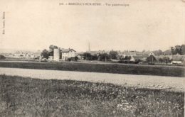 Cpa Marcilly Sur Eure Vue Panoramique. - Marcilly-sur-Eure