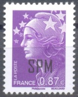 Marianne De Beaujard 2011 - SPM - Unused Stamps