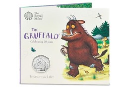 UK 50p Coin Gruffalo & Mouse - Brilliant Uncirculated BU In Royal Mint Pres/Pack - 50 Pence