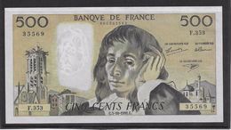 France 500 Francs Pascal - SPL - 3-10-1991 - Fayette 71-48 - 500 F 1968-1993 ''Pascal''