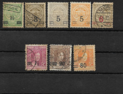 LUXEMBOURG 1916/1924 //  Lot De 8 Timbres Tous Etats  : YT 110, 111, 111A, 112, 113, 113A, 115 Et 117 (INCOMPLET) - Other & Unclassified