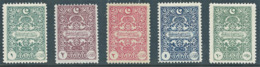 Turchia Turkey  Republic 1922, GENOA PRINTING POSTAGE DUE STAMPS Taxe Fisca,Track Hinged,Gum - Impuestos