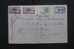 OUBANGUI - Affranchissement Plaisant Sur Enveloppe En Recommandé De Fort Crampel Pour La France En 1925 - L 45692 - Covers & Documents