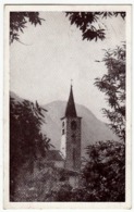 CASTELLO VALTRAVAGLIA - IL MAESTOSO CAMPANILE PARROCCHIALE - CASTELVECCANA - LUINO - 1957 - Vedi Retro - Formato Piccolo - Luino