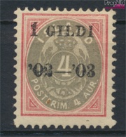 Island 25B Mit Falz 1902 Aufdruckausgabe (9350155 - Préphilatélie