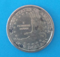 1 Dollar Coin From America, Year 2003, Used - 2000-…: Sacagawea