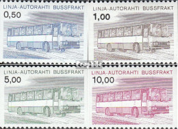 Finnland AP14-AP17 (kompl.Ausg.) Postfrisch 1981 Autopaketmarken - Colis Postaux