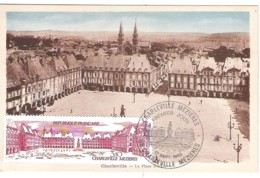 08 CHARLEVILLE MEZIERES Carte Maximum De La Place Ducale Sur Véritable CPA - 1980-1989