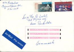 Canada Cover Sent To Denmark Topic Stamps - Cartas & Documentos