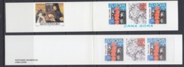 Europa Cept 2000 Montenegro/Serbia Normal Stamp Booklet Strip 2v+label  ** Mnh (45061) PRIVATE ISSUE - 2000