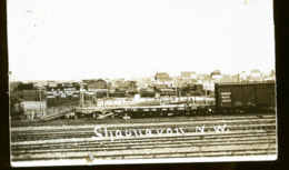 CANADA SHAUNAVON  EN 1922    PHOTO CARTE LA GARE - Other & Unclassified