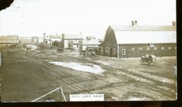 CANADA SHAUNAVON  EN 1922    PHOTO CARTE CONSTRUTION GULL LAKE SASK - Other & Unclassified