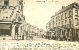 BELGIQUE MENIN GRAND RASSEMBLEMENT RUE DE BRUGES POUR LA PHOTO - Menen