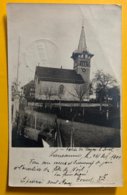 9020 - Eglise De Peney-Le-Jorat  Carte Photo 1904 Sur Papier Enox - Jorat-Mézières