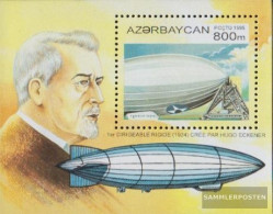Aserbaidschan Block14 (complete Issue) Fine Used / Cancelled 1995 Balloons And Airships - Azerbaidjan