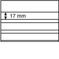 Einsteckkarten Standard PS, 158x113mm, 3 Klare Streifen M.Deeckblatt,schw.Karton,100er-P. - Cartes De Stockage